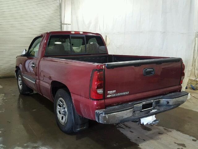 3GCEC14V76G213248 - 2006 CHEVROLET SILVERADO RED photo 3