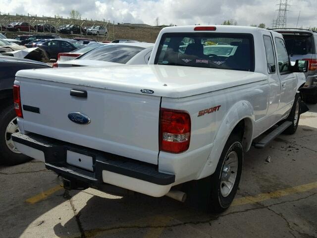 1FTYR14U48PA95788 - 2008 FORD RANGER SUP WHITE photo 4