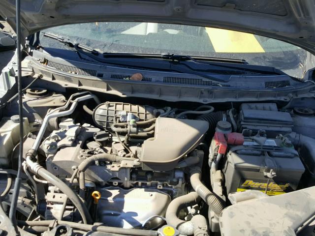 JN8AS5MT0BW570407 - 2011 NISSAN ROGUE S GRAY photo 7