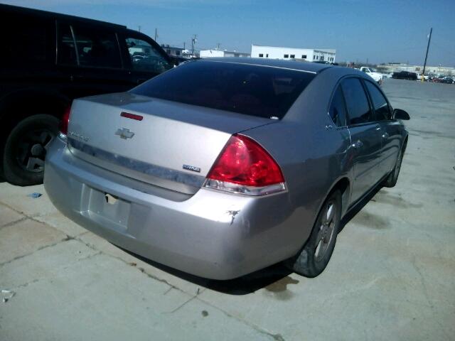 2G1WT58K379277786 - 2007 CHEVROLET IMPALA LT SILVER photo 4