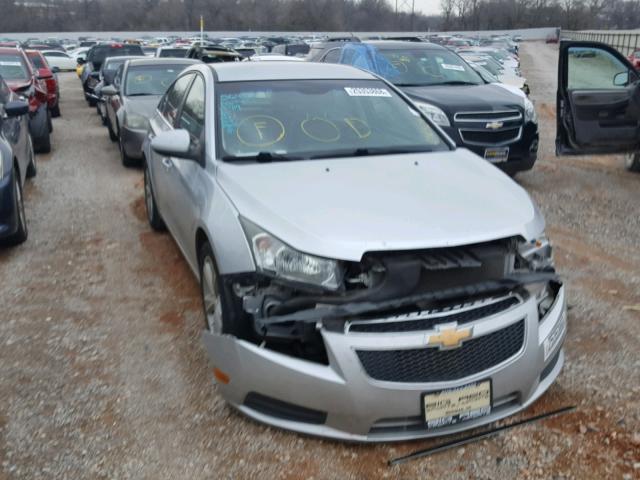 1G1PE5SB2D7246324 - 2013 CHEVROLET CRUZE LT SILVER photo 1