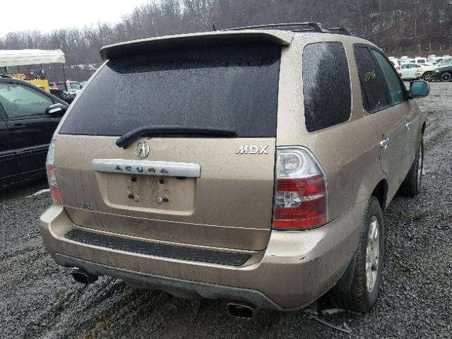 2HNYD18986H507226 - 2006 ACURA MDX TOURIN GOLD photo 4