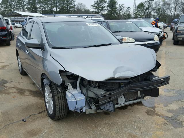 3N1AB7AP1DL718347 - 2013 NISSAN SENTRA S SILVER photo 1