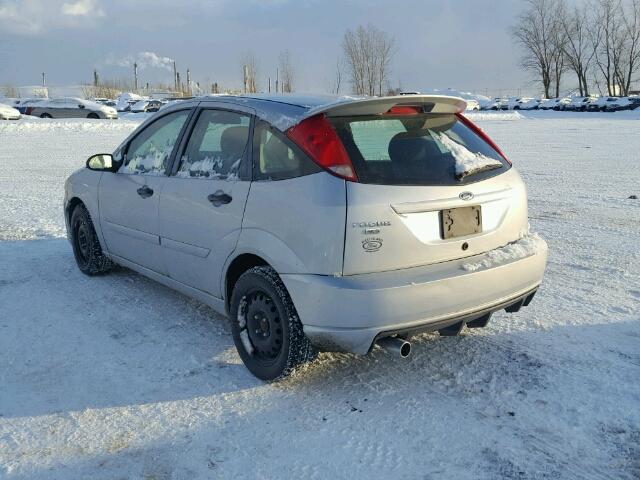 1FAFP37N77W300205 - 2007 FORD FOCUS ZX5 SILVER photo 3