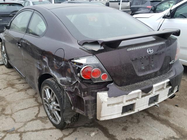 JTKDE167180271537 - 2008 TOYOTA SCION TC 紫色 照片 3