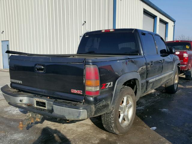 2GTEK13T651306045 - 2005 GMC NEW SIERRA BLACK photo 4