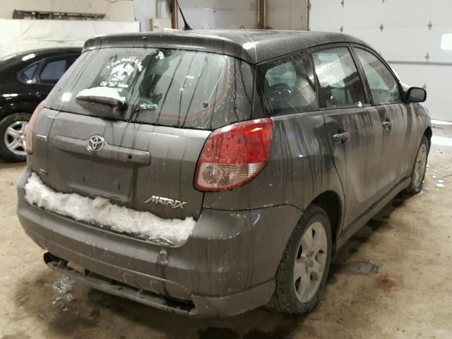 2T1KR32E34C227347 - 2004 TOYOTA COROLLA MA GRAY photo 4