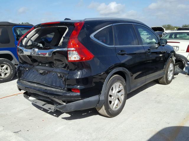 2HKRM3H73FH510806 - 2015 HONDA CR-V EXL BLACK photo 4