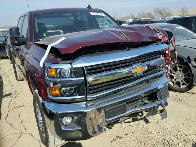 1GC4KZEG5GF214205 - 2016 CHEVROLET SILVERADO MAROON photo 1