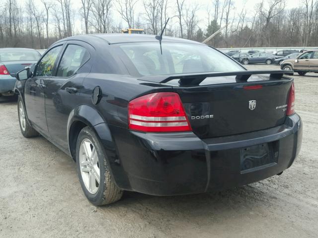 1B3LC56B19N501331 - 2009 DODGE AVENGER SX BLACK photo 3