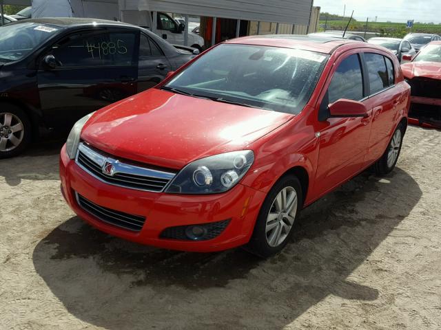 W08AT671685107493 - 2008 SATURN ASTRA XR RED photo 2