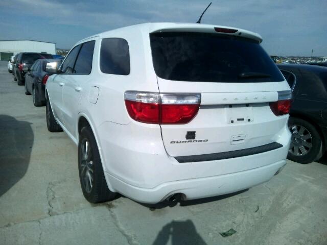 1C4RDHAG3DC689672 - 2013 DODGE DURANGO SX WHITE photo 3