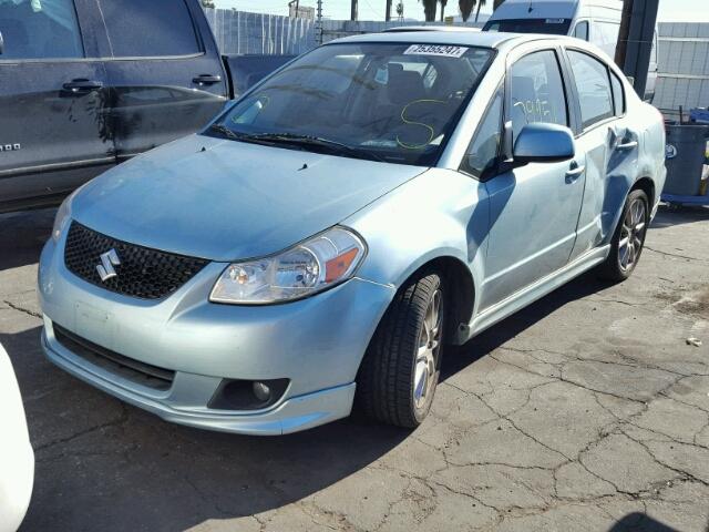 JS2YC417896200881 - 2009 SUZUKI SX4 BLUE photo 2