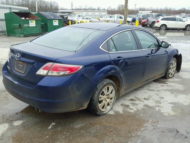 1YVHZ8BH2A5M12591 - 2010 MAZDA 6 I BLUE photo 4