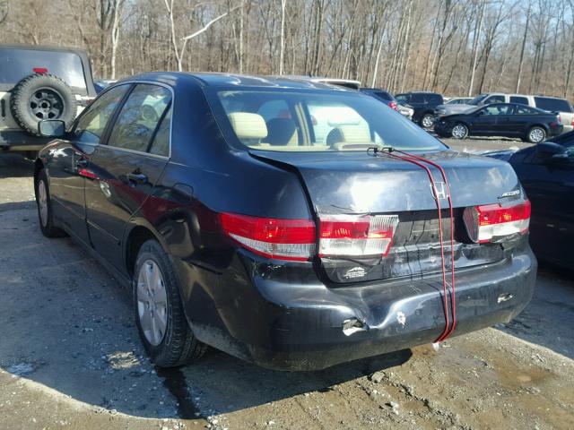 1HGCM56364A108558 - 2004 HONDA ACCORD LX BLACK photo 3