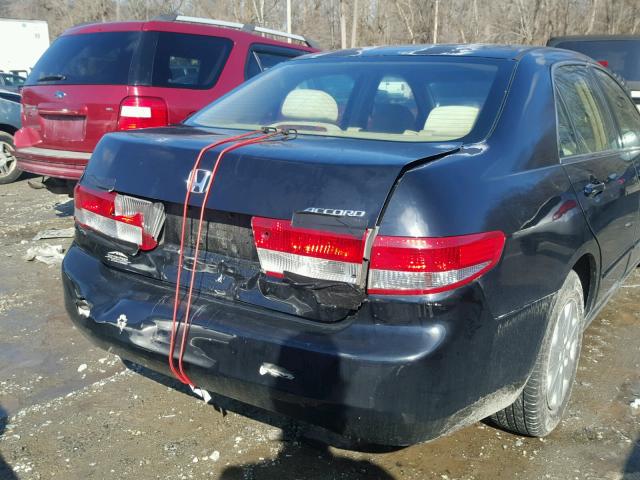 1HGCM56364A108558 - 2004 HONDA ACCORD LX BLACK photo 9