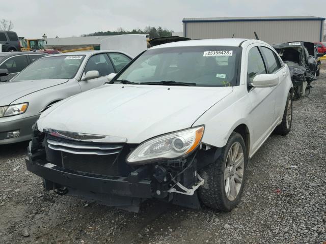 1C3CCBBB5DN501607 - 2013 CHRYSLER 200 TOURIN WHITE photo 2