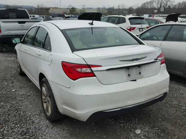 1C3CCBBB5DN501607 - 2013 CHRYSLER 200 TOURIN WHITE photo 3