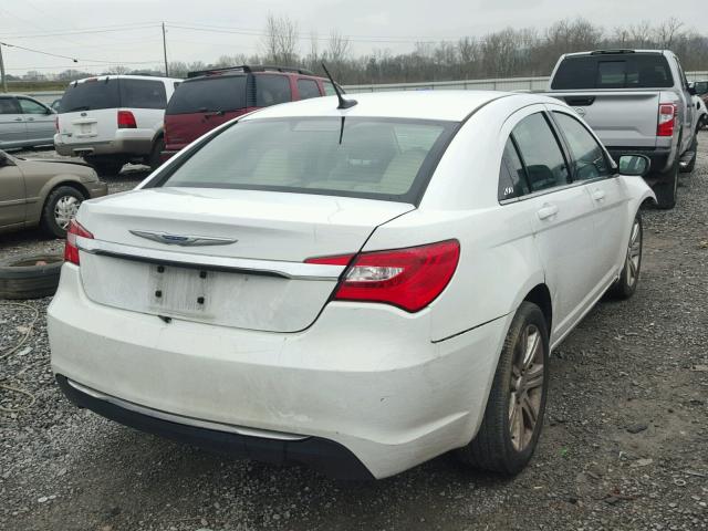 1C3CCBBB5DN501607 - 2013 CHRYSLER 200 TOURIN WHITE photo 4