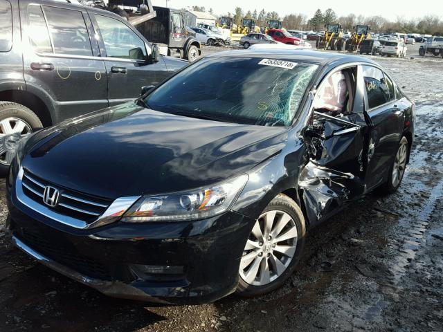 1HGCR2F83EA217735 - 2014 HONDA ACCORD EXL BLACK photo 2