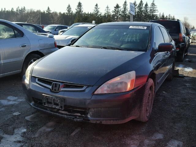 1HGCM56654A805603 - 2004 HONDA ACCORD EX BLUE photo 2