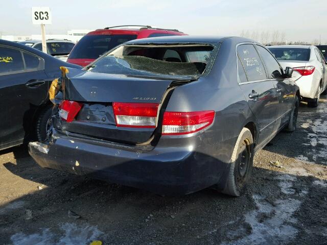 1HGCM56654A805603 - 2004 HONDA ACCORD EX BLUE photo 4