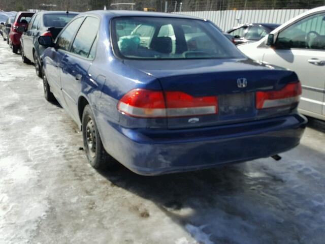 1HGCF85452A136564 - 2002 HONDA ACCORD DX BLUE photo 3