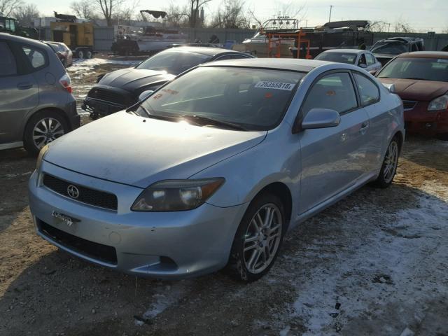 JTKDE177970200924 - 2007 TOYOTA SCION TC BLUE photo 2