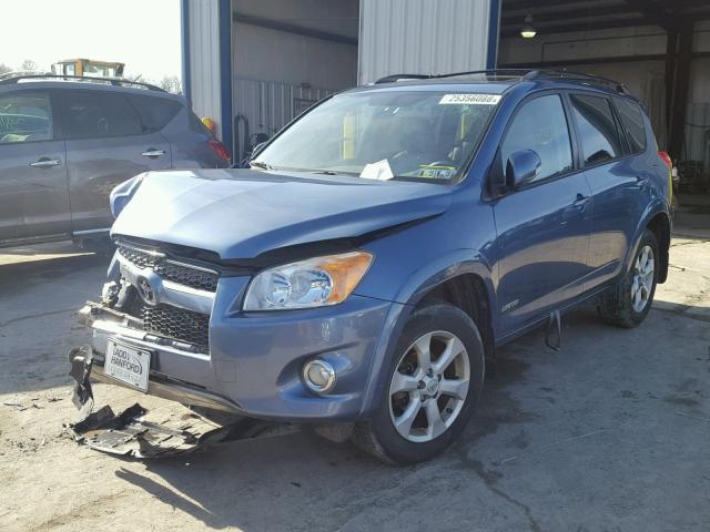 JTMDF4DV7BD041654 - 2011 TOYOTA RAV4 LIMIT BLUE photo 2