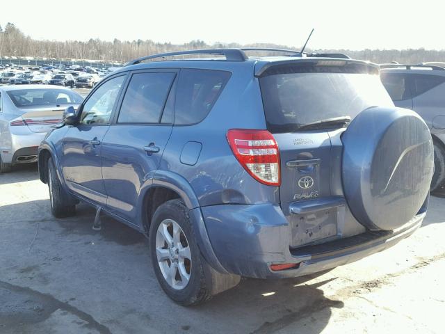 JTMDF4DV7BD041654 - 2011 TOYOTA RAV4 LIMIT BLUE photo 3