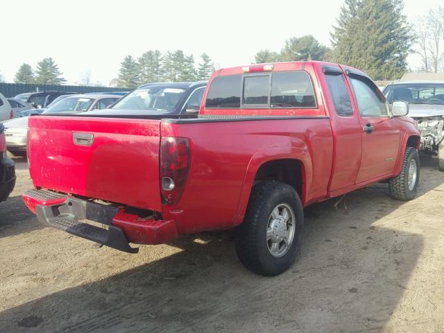 1GCDT196248205218 - 2004 CHEVROLET COLORADO RED photo 4