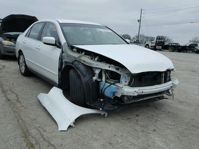 1HGCM66427A086481 - 2007 HONDA ACCORD SE WHITE photo 1