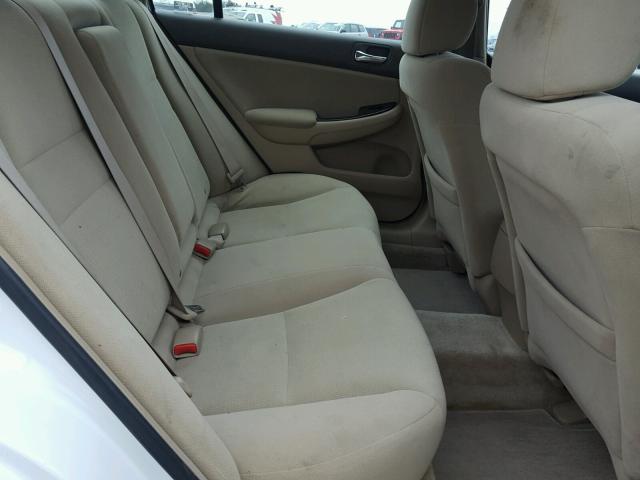 1HGCM66427A086481 - 2007 HONDA ACCORD SE WHITE photo 6