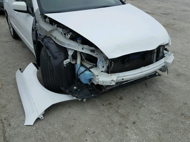 1HGCM66427A086481 - 2007 HONDA ACCORD SE WHITE photo 9