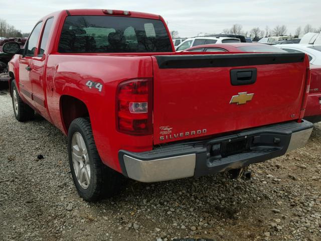 1GCEK19J98Z255142 - 2008 CHEVROLET SILVERADO RED photo 3