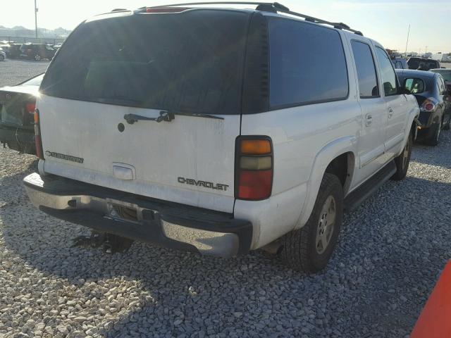 1GNEC16Z75J103059 - 2005 CHEVROLET SUBURBAN C WHITE photo 4