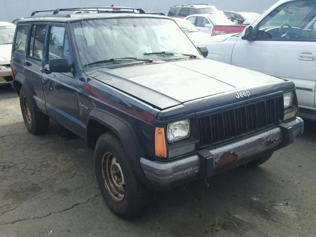 1J4FJ28S9TL225362 - 1996 JEEP CHEROKEE S GREEN photo 1