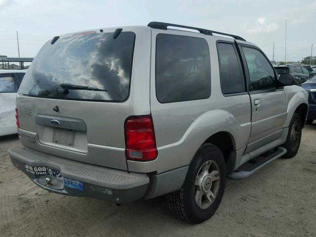 1FMYU60E23UB17285 - 2003 FORD EXPLORER S GRAY photo 4