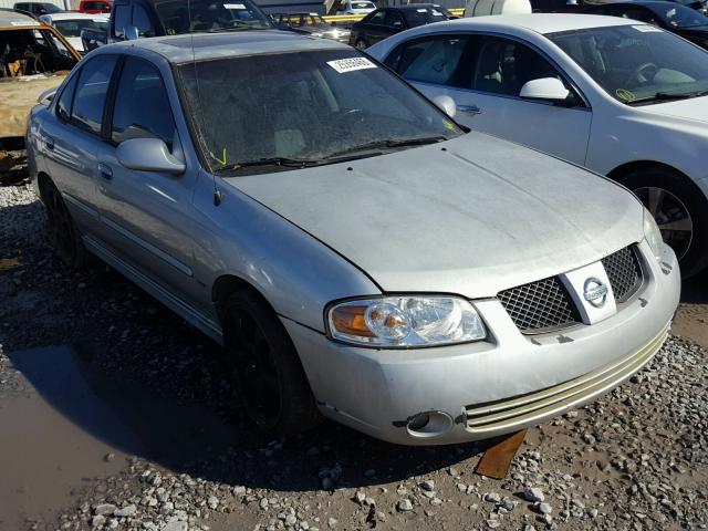 3N1AB51D44L733502 - 2004 NISSAN SENTRA SE- SILVER photo 1