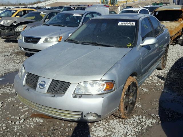 3N1AB51D44L733502 - 2004 NISSAN SENTRA SE- SILVER photo 2