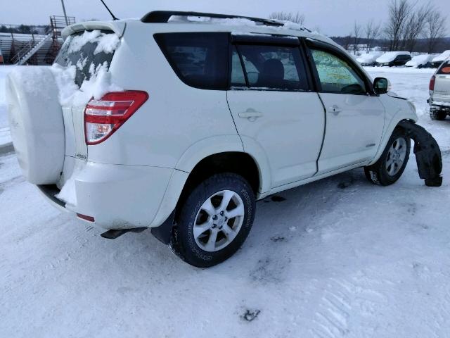 JTMBK31V695074246 - 2009 TOYOTA RAV4 LIMIT WHITE photo 4