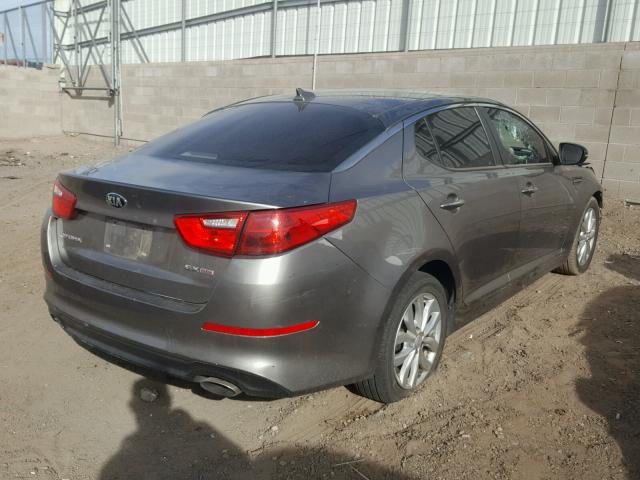 5XXGN4A77EG276300 - 2014 KIA OPTIMA EX TAN photo 4