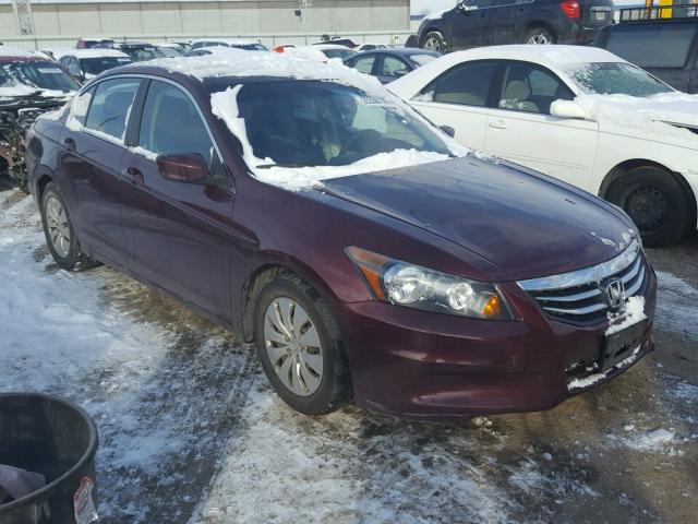 1HGCP2F36CA104787 - 2012 HONDA ACCORD LX PURPLE photo 1