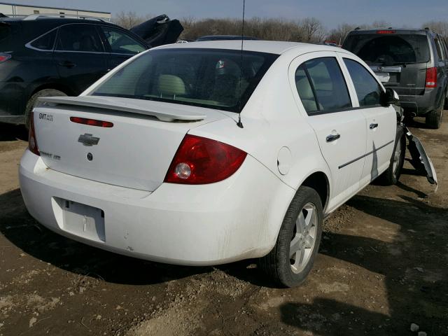 1G1AZ55F867700247 - 2006 CHEVROLET COBALT LTZ WHITE photo 4