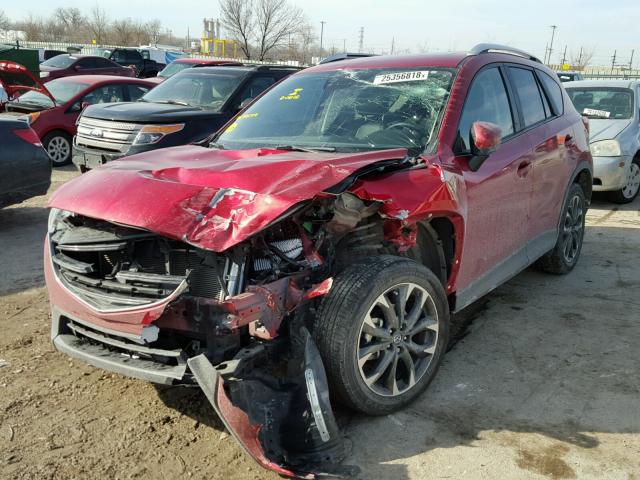 JM3KE2DY4G0731179 - 2016 MAZDA CX-5 GT RED photo 2