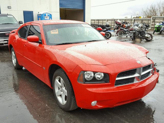 2B3CA3CV6AH227520 - 2010 DODGE CHARGER SX RED photo 1