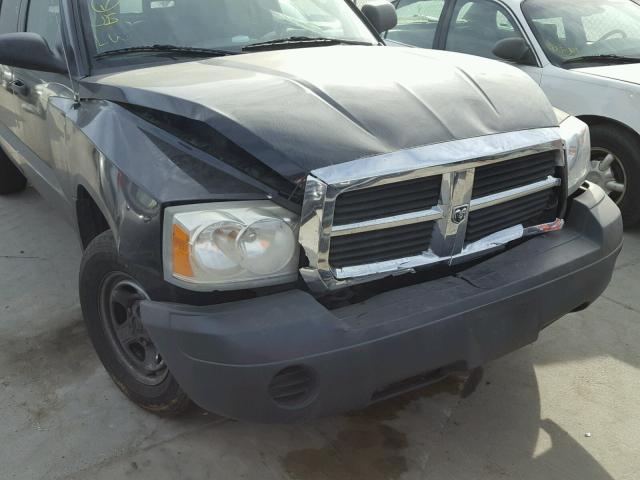 1D7HW28N46S633133 - 2006 DODGE DAKOTA QUA BLACK photo 9