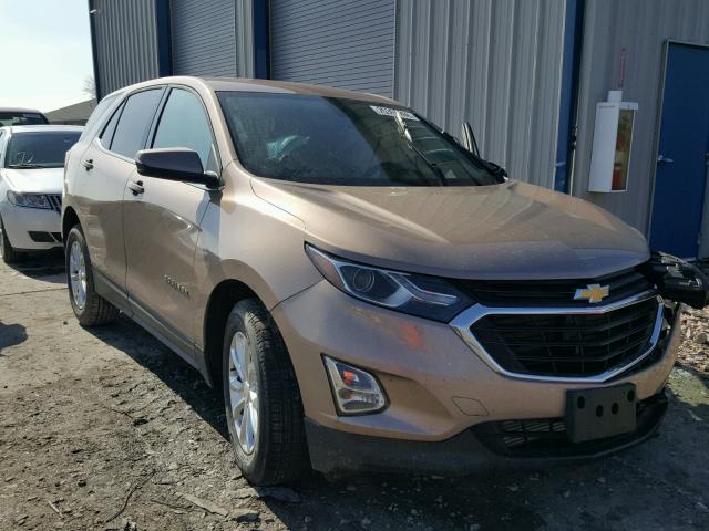 2GNAXJEV5J6223662 - 2018 CHEVROLET EQUINOX LT GOLD photo 1