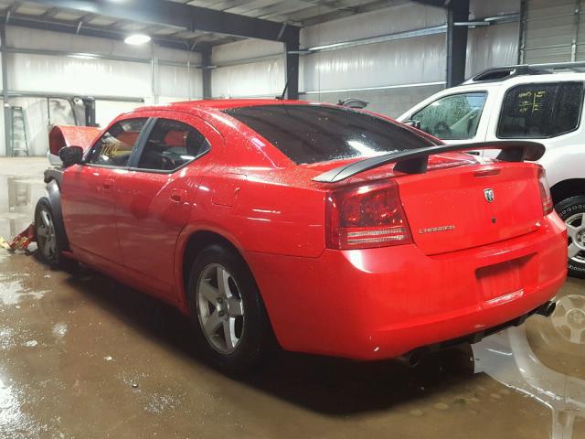 2B3KA43G58H226887 - 2008 DODGE CHARGER RED photo 3