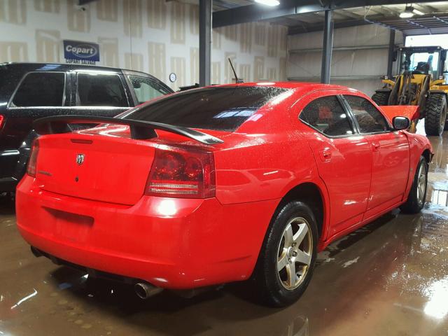 2B3KA43G58H226887 - 2008 DODGE CHARGER RED photo 4